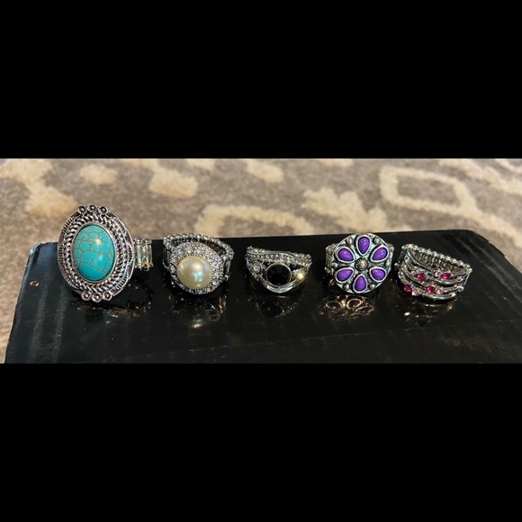 Paparazzi ring lot - 5 pieces
